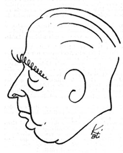 Caricatura de E. d'Ors